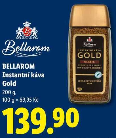 BELLAROM Instantní káva Gold, 200 g