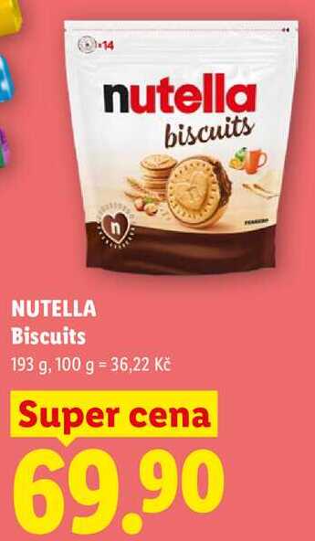 NUTELLA Biscuits, 193 g