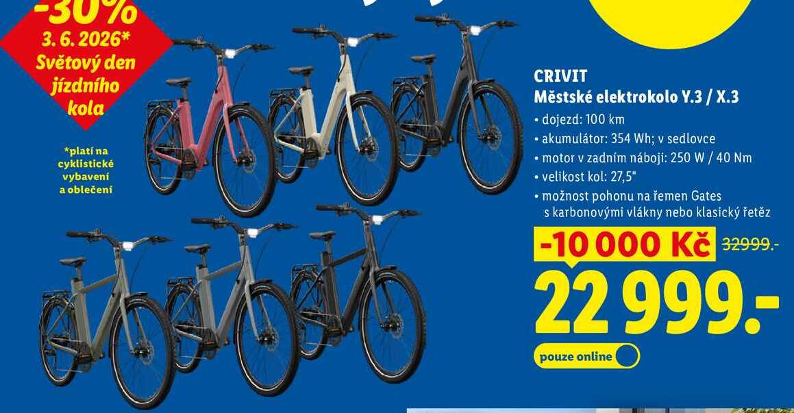 CRIVIT Městské elektrokolo Y.3 / X.3