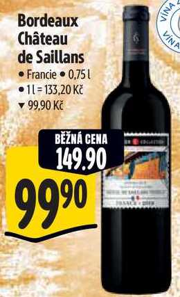 Bordeaux Château de Saillans, 0,75 l