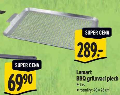 Lamart BBQ grilovací plech