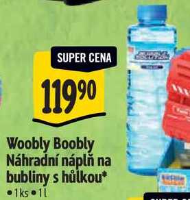 Woobly Boobly Náhradní náplň na bubliny s hůlkou