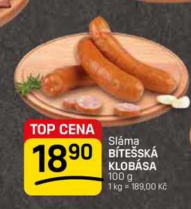 BÍTEŠSKÁ KLOBÁSA 100 g 
