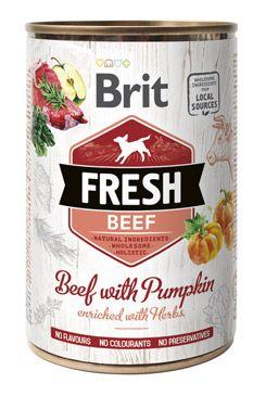 Brit Fresh Dog Konzerva Beef With Pumpkin 400g