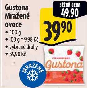 Gustona Mražené ovoce, 400 g