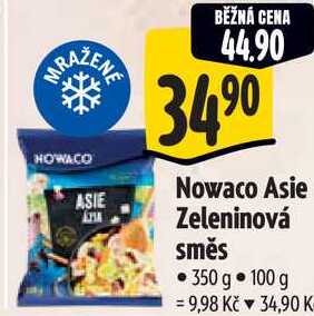 Nowaco Asie Zeleninová směs, 350 g 