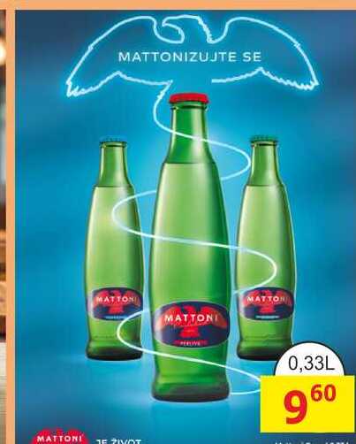 MATTONI 0,33L