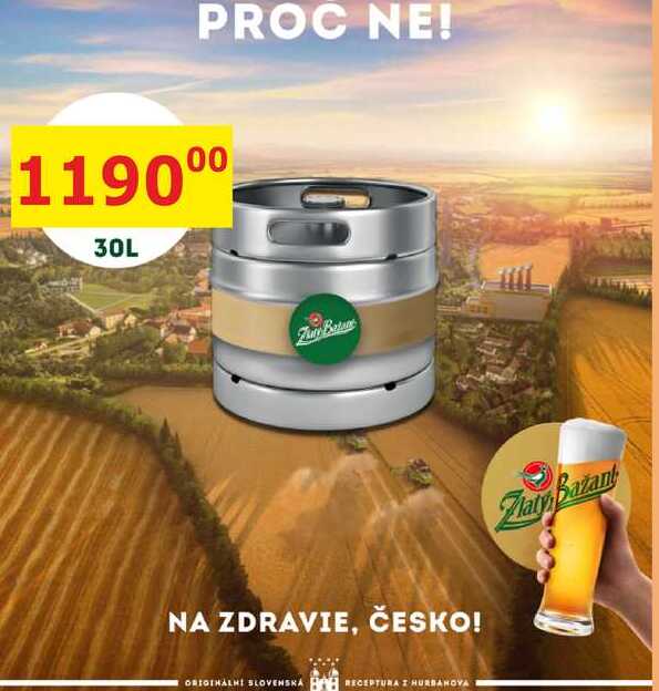 Zlatý Bažant sud 30L