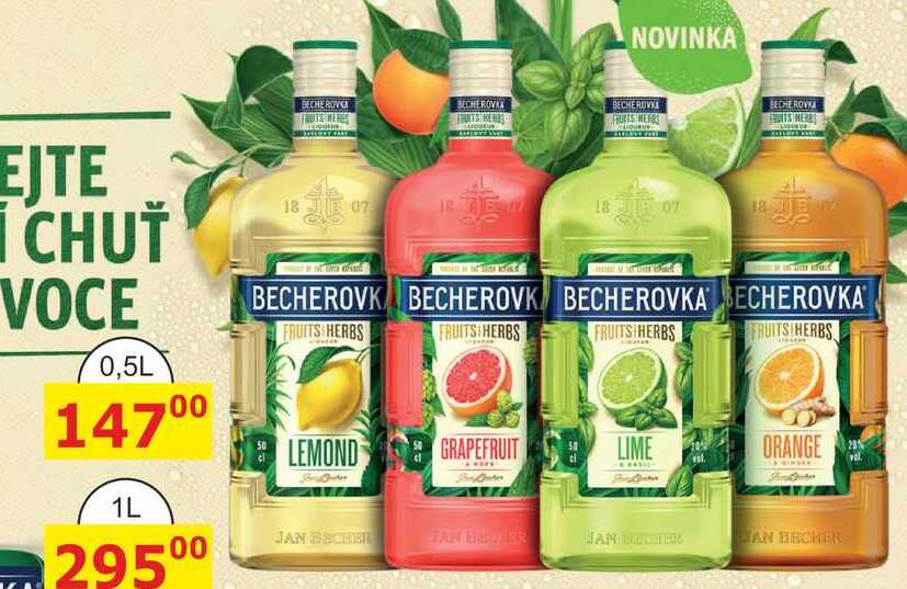 BECHEROVKA FRUITS HERBS 0,5l