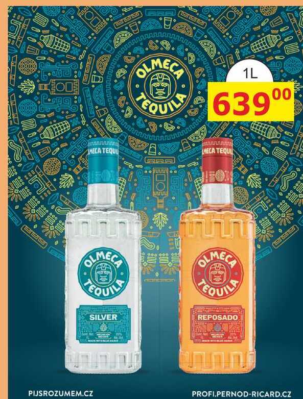 Olmeca Reposado tequila z modré agáve 1l