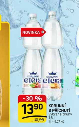 KORUNNÍ S PŘÍCHUTÍ vybrané druhy 1,5l 