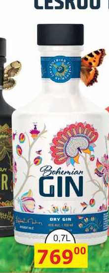 Bohemian DRY GIN 0,7L 