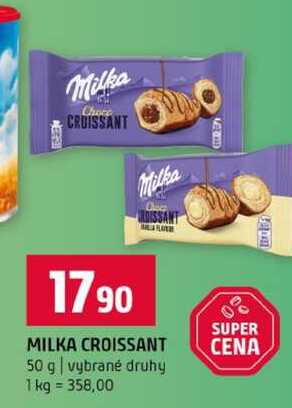 MILKA CROISSANT 50 g vybrané druhy