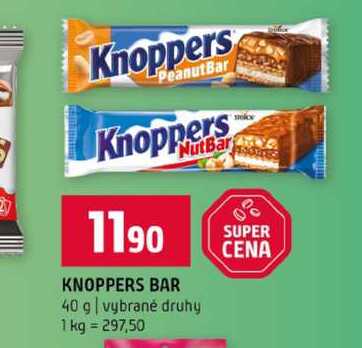 KNOPPERS BAR 40 g vybrané druhy