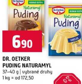 DR. OETKER PUDING NATURAMYL 37-40 g vybrané druhy