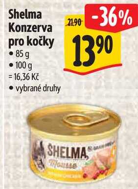 Shelma Konzerva pro kočky, 85 g