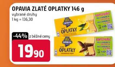 OPAVIA ZLATÉ OPLATKY 146 g vybrané druhy