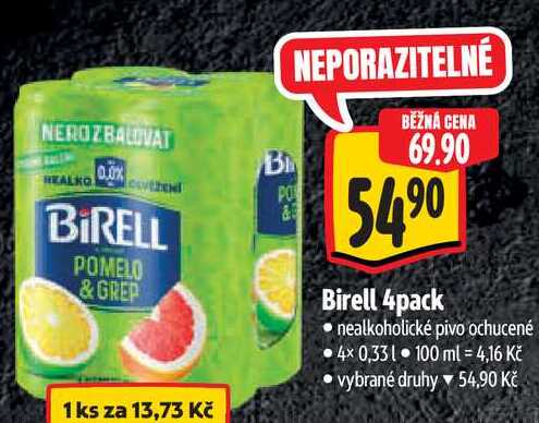 Birell 4 x0,33 l
