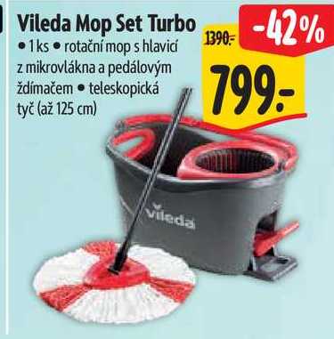 Vileda Mop Set Turbo, 1 ks