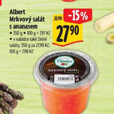 Albert Mrkvový salát s ananasem 350 g 