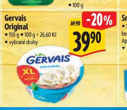 Gervais Original 150 g
