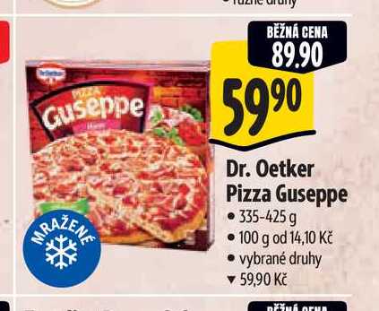   Dr. Oetker Pizza Guseppe 335-425 g 