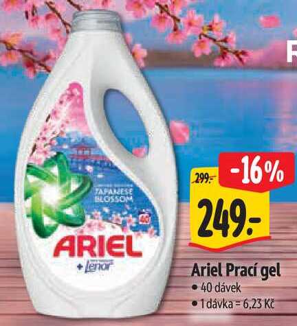 Ariel Prací gel, 40 dávek