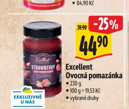  Excellent Ovocná pomazánka 230 g 