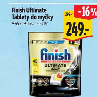 Finish Ultimate Tablety do myčky 45 ks