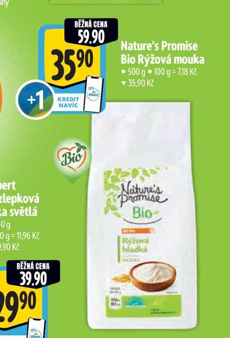   Nature's Promise Bio Rýžová mouka 500 g  