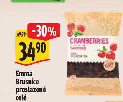  Emma Brusnice proslazené 100 g