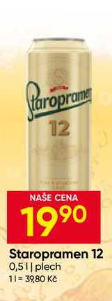 Staropramen 12 0,5l plech
