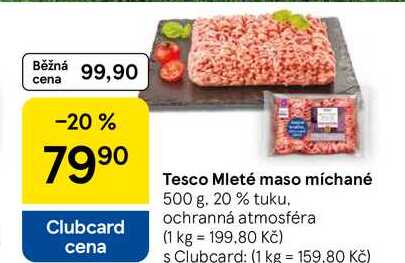 Tesco Mleté maso míchané, 500 g 