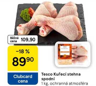 Tesco Kuřecí stehna spodní, 1 kg 