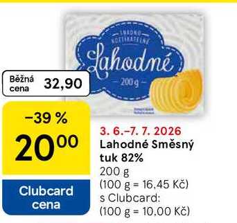 Lahodné Směsný tuk 82%, 200 g