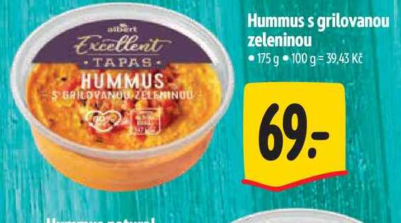  Hummus s grilovanou zeleninou 175 g  