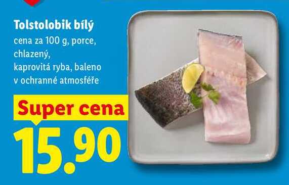 Tolstolobik bílý, cena za 100 g 