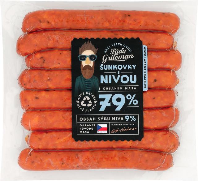 Kostelecké uzeniny Šunkovky s nivou