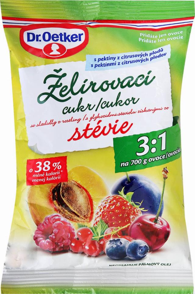 Dr.Oetker Želírovací cukr se stévií v akci