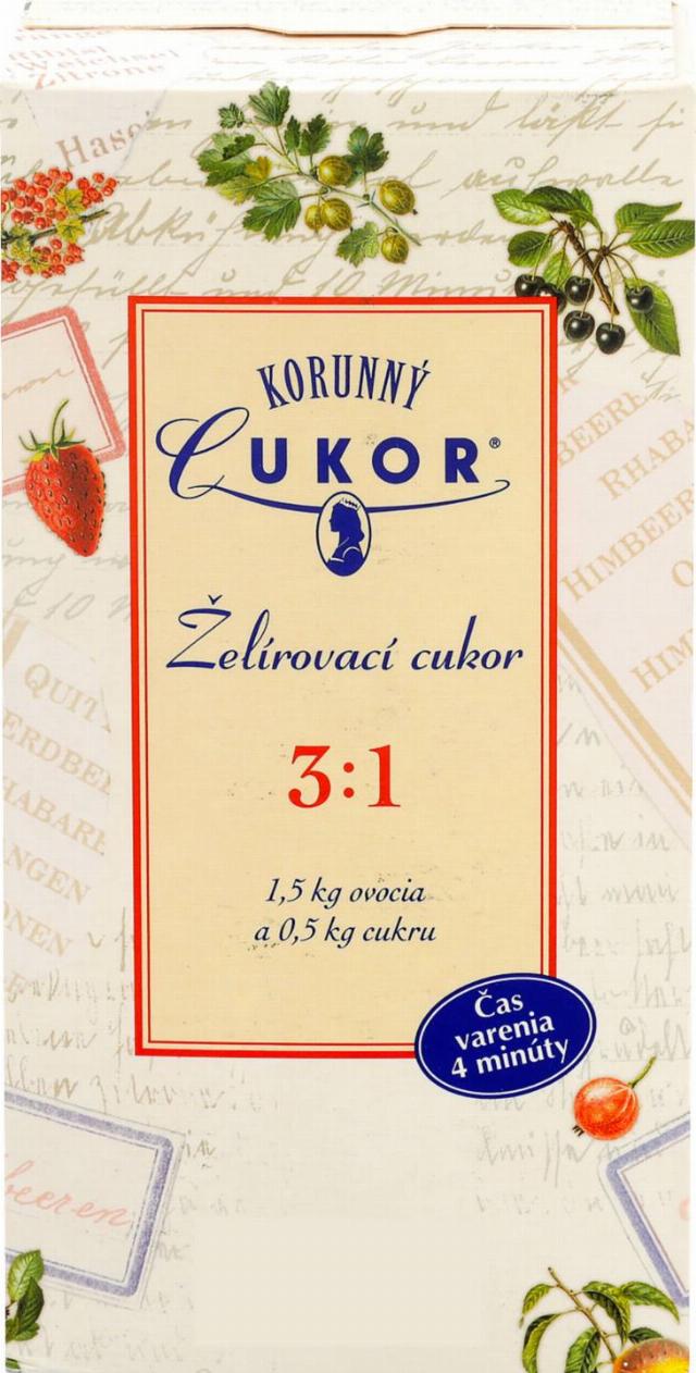 Korunní Želírovací Cukr 3:1 v akci