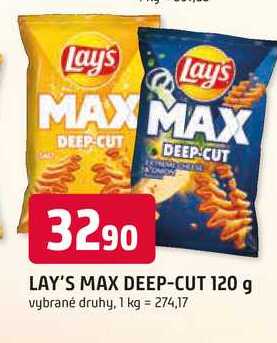 LAY'S MAX DEEP-CUT 120 g
