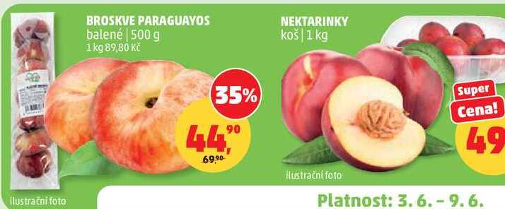 BROSKVE PARAGUAYOS balené, 500 g