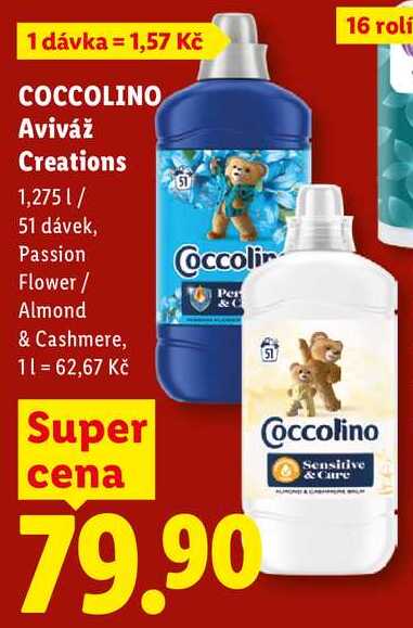 COCCOLINO Aviváž Creations, 1,275 l/ 51 dávek,