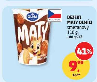Olma DEZERT MATY OLMÍCI smetanový, 110 g