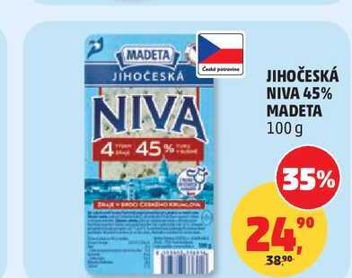 MADETA JIHOČESKÁ NIVA 45%, 100 g