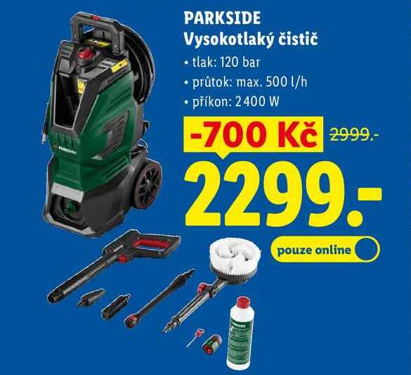 PARKSIDE Vysokotlaký čistič