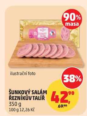 ŠUNKOVÝ SALÁM ŘEZNÍKŮV TALÍŘ, 350 g