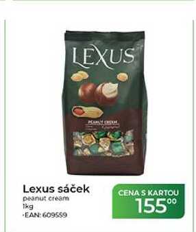 Lexus sáček peanut cream 1kg