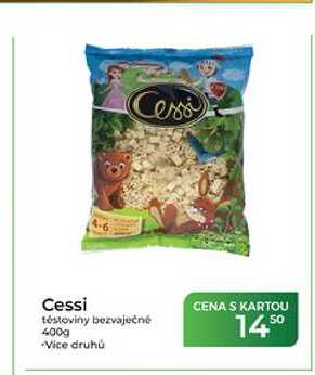 Cessi těstoviny bezvaječné 400g