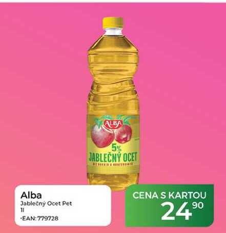 Alba Jablečný ocet Pet 1l